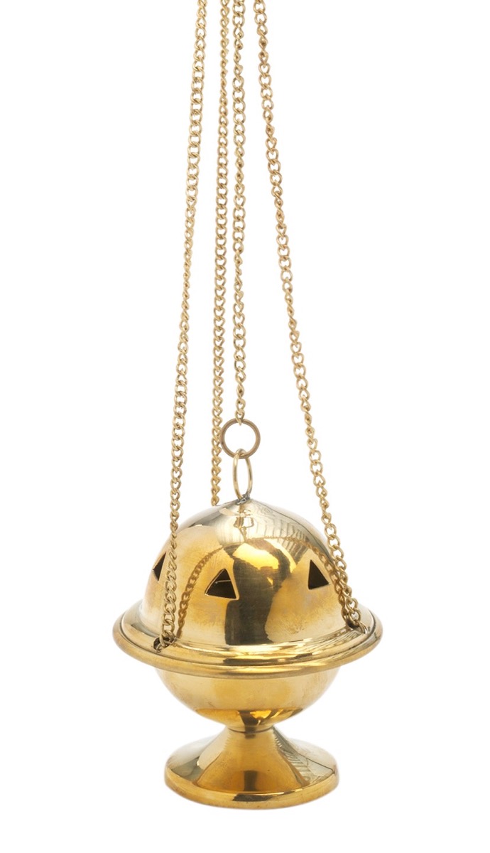 Thurible | Brass Mini | Gold colour 10 CM
