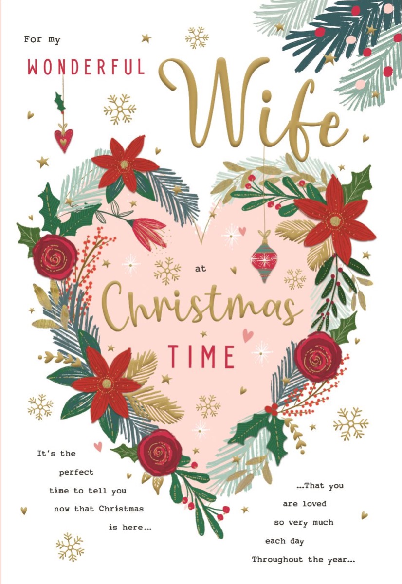 Christmas Card: For My Wonderful Wife