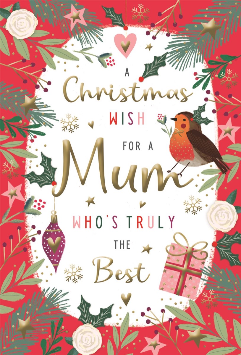 Christmas Card: Wish for a Mum