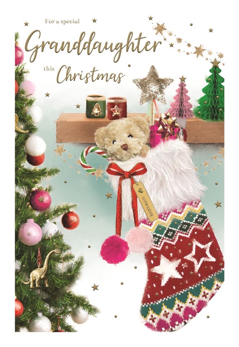 Christmas Card: For a Special Granddaughter 