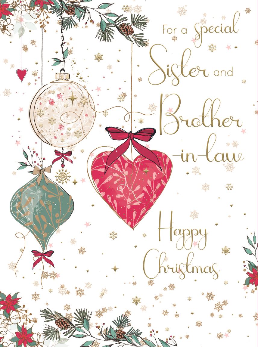 Christmas Card: For a Special Sister and Brother-in-law