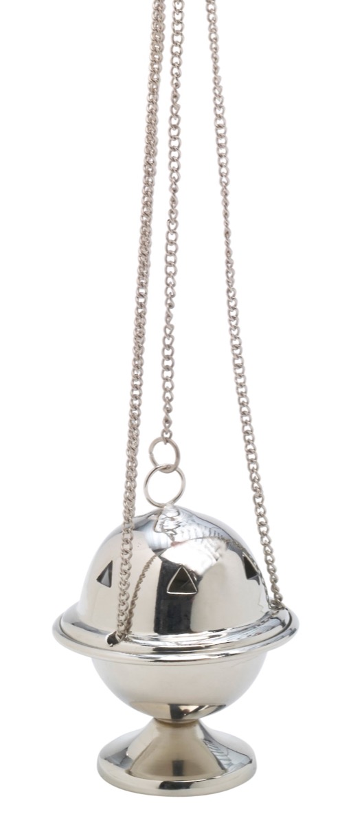 Thurible | Brass | Silver colour 10 CM