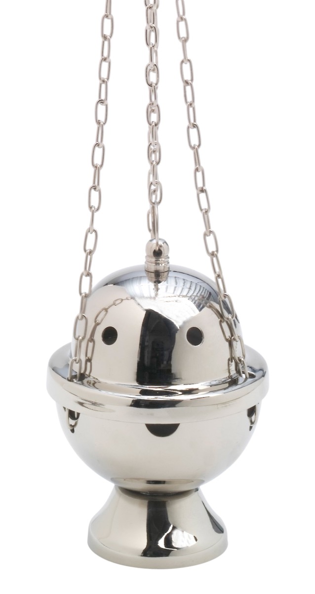 Thurible | Brass | Nickle Plated 10 CM