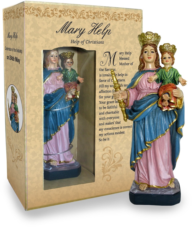 Our Lady Help of Christians Statue - Boxed