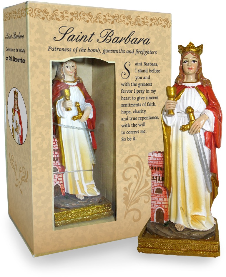 St. Barbara Statue - Boxed