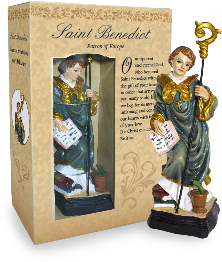 St. Benedict Statue - Boxed