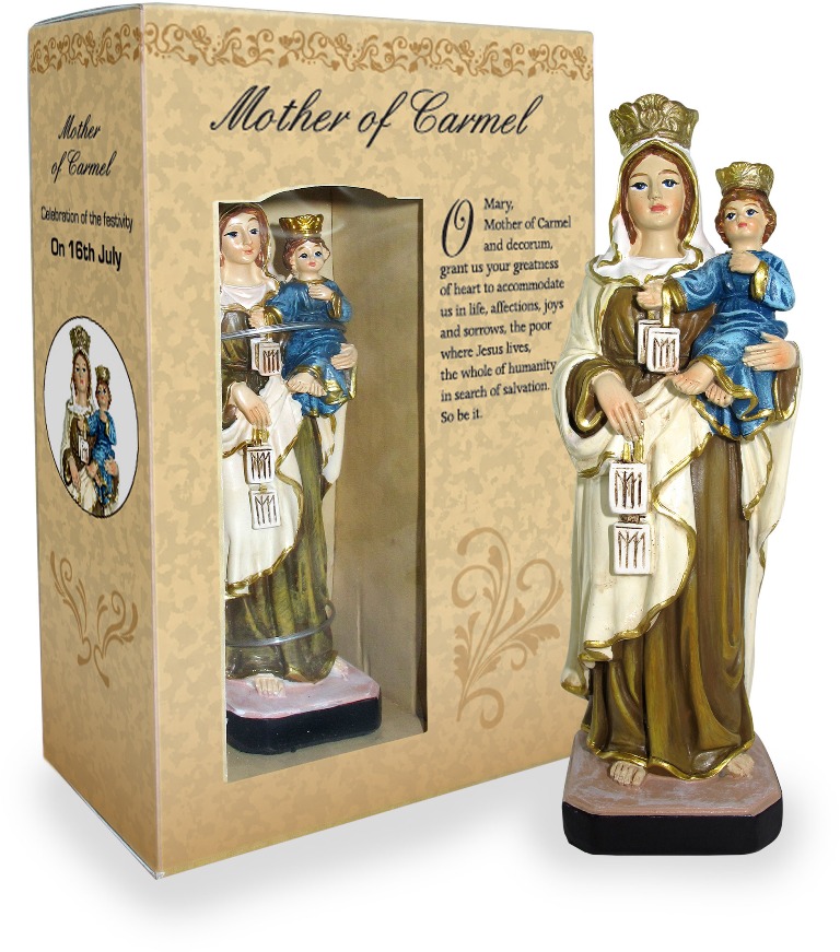 Our Lady of Mount Carmel Statue - Boxed
