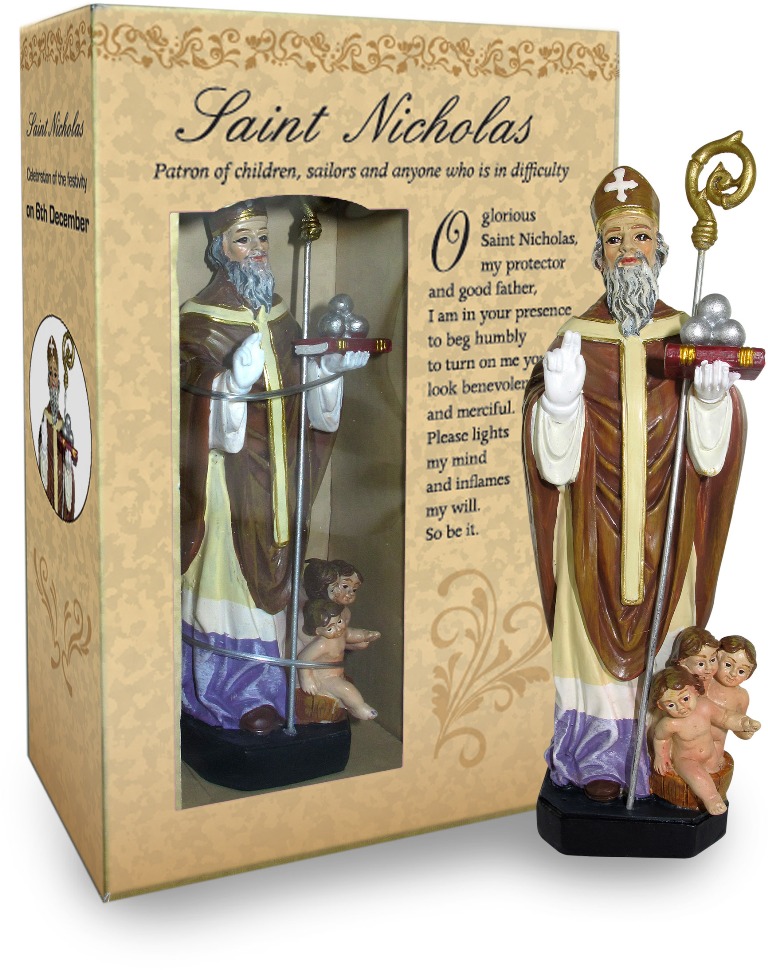 St. Nicholas Statue - Boxed