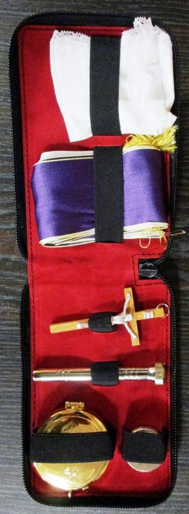6 Piece Sick Call Set in Leather zip-case