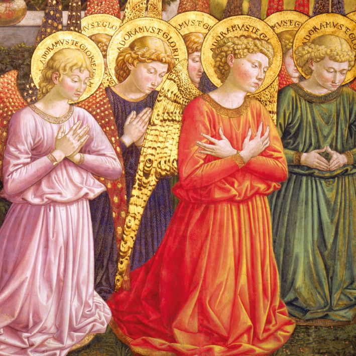 Christmas Cards: ADORING ANGELS