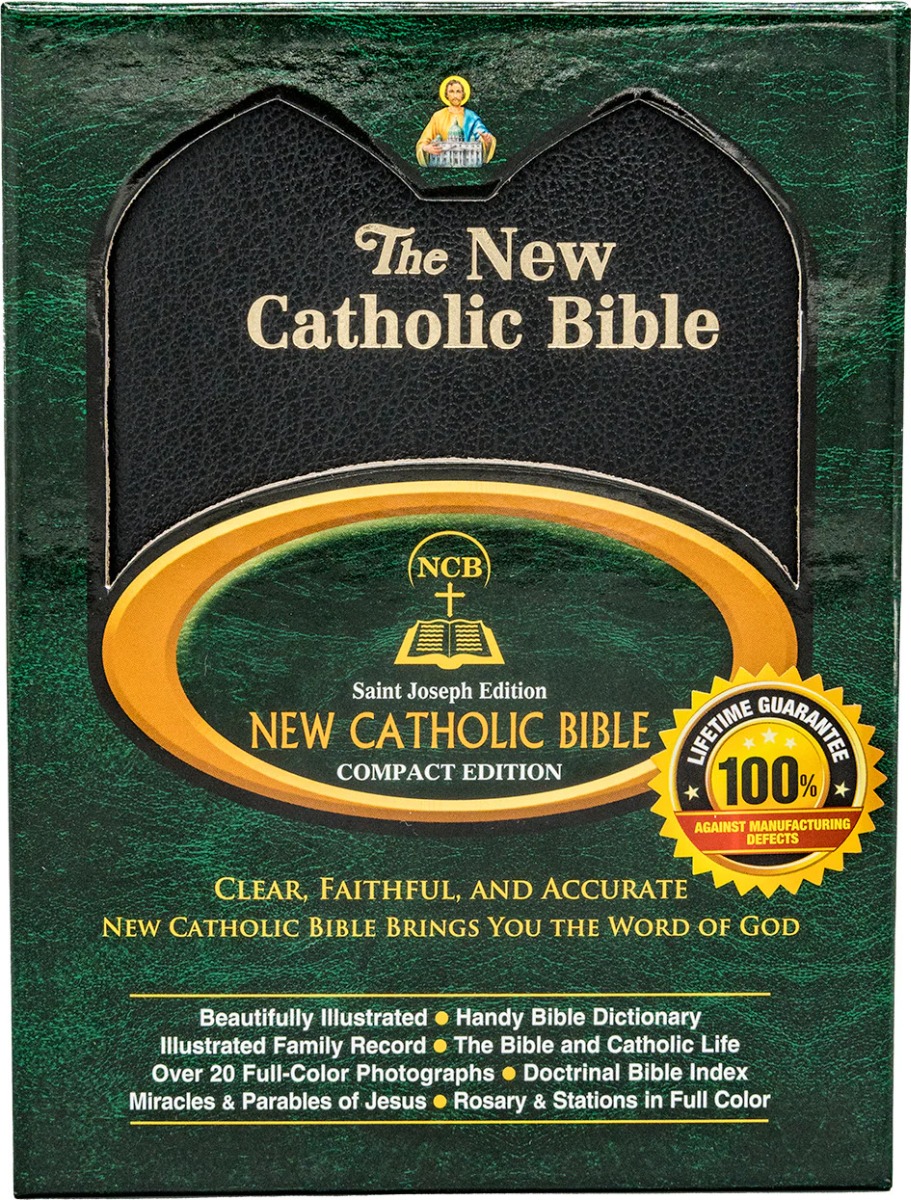 St. Joseph New Catholic Bible  (Compact Size, Black)