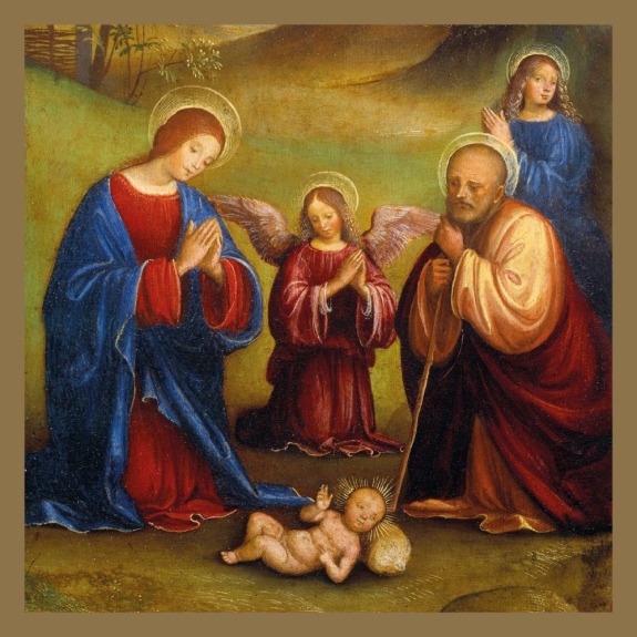 Christmas Cards: ADORATION OF THE CHILD