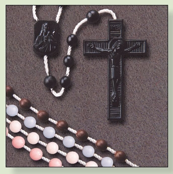 Plastic Rosary – Blue