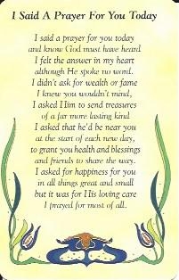 I Said A Prayer For You Today 531897