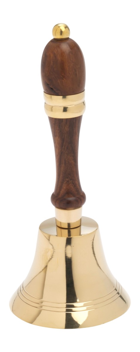 Altar Bell with Handle | Gold plated | 21CM