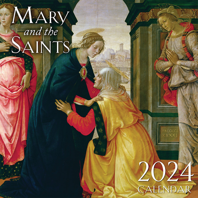 Mary and the Saints Wall Calendar 2024