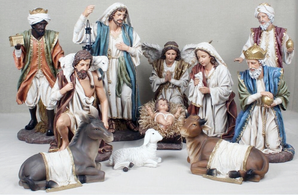 36" Nativity Figures (with Bases) [COLLECTION ONLY]