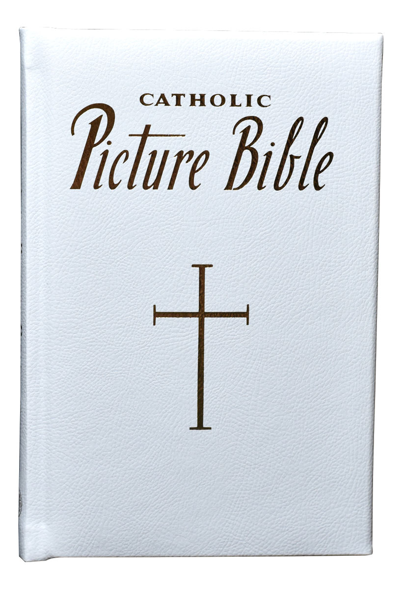 New Catholic Picture Bible (White Binding)