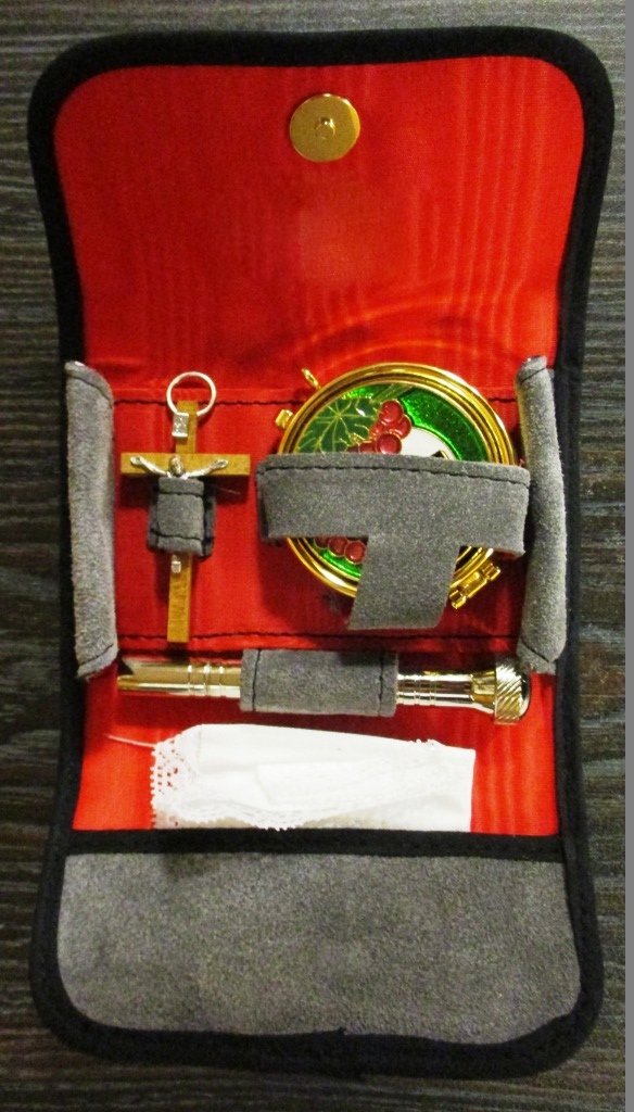 4 Piece Sick Call Set  - Suede Pouch