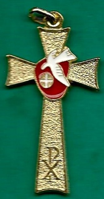Confirmation Cross Medal - Gold