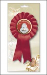 Confirmation Rosette with Dove Pearl Medal