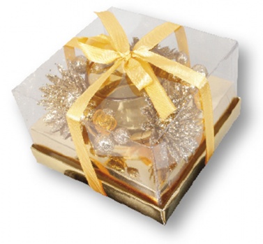 Gold - Christmas Candle Holder