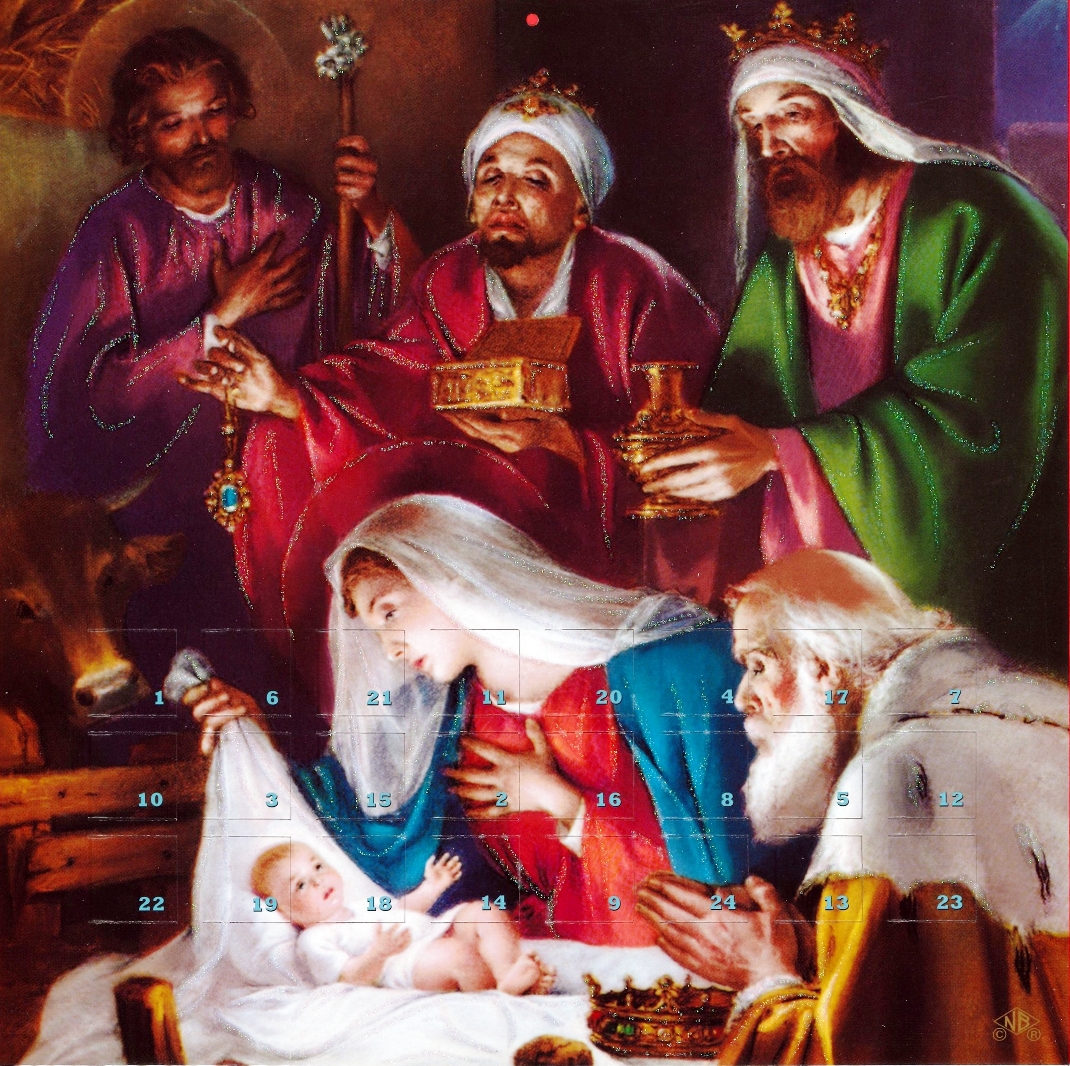 Nativity with 3 Kings Advent Calendar