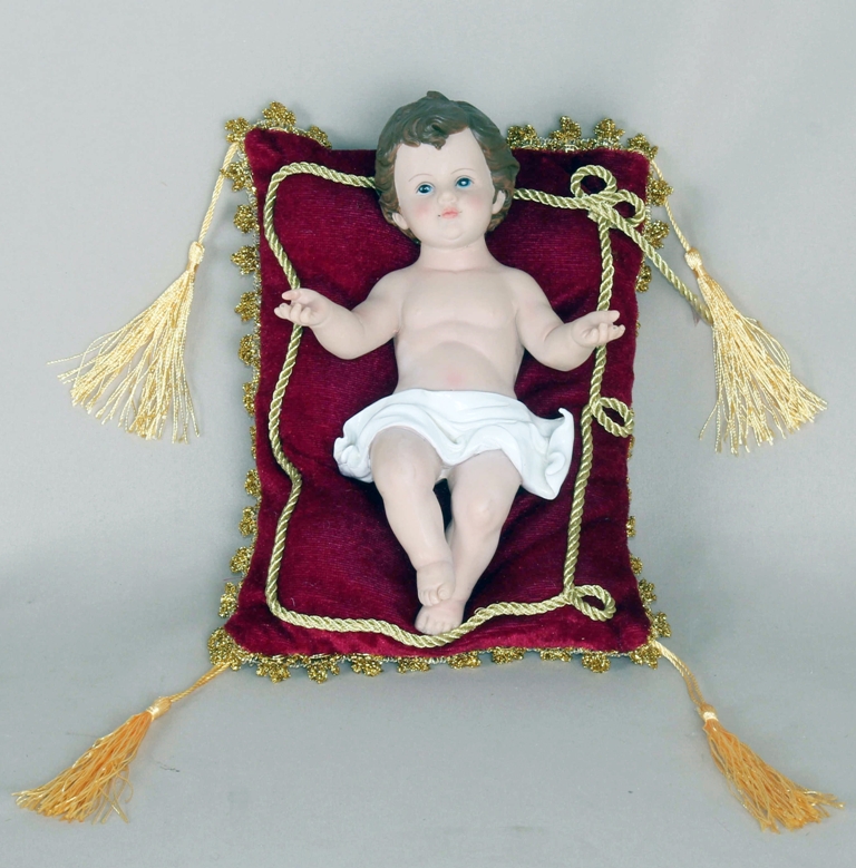 8" Baby Jesus With Pillow