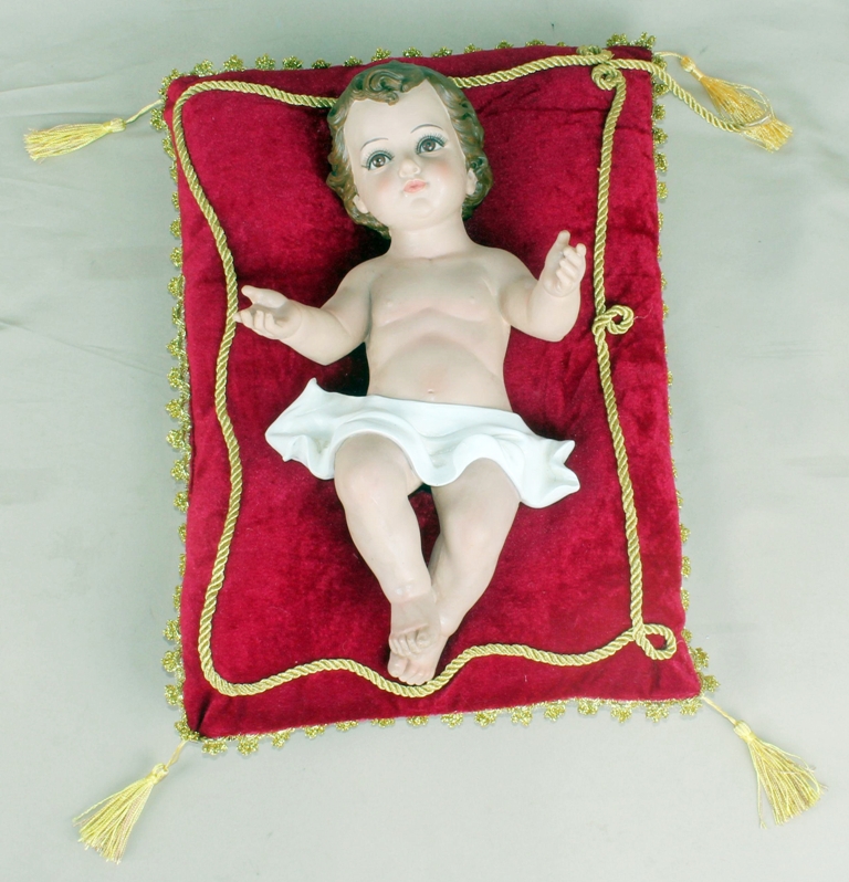 13" Baby Jesus With Pillow