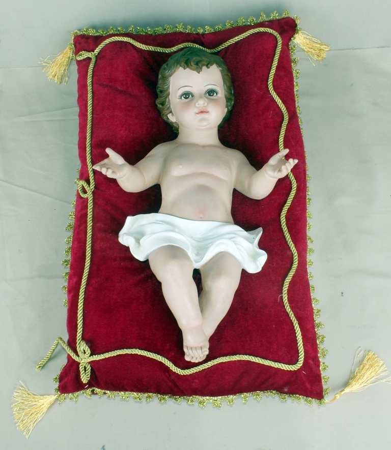 17" Baby Jesus With Pillow