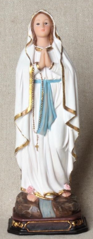 Our Lady of Lourdes Statue - 8"