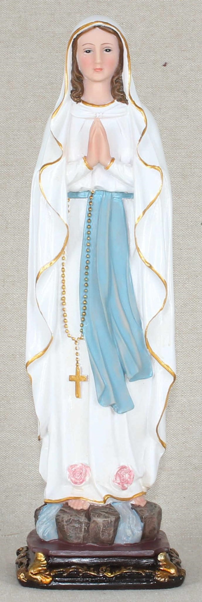 Our Lady of Lourdes Statue - 12"