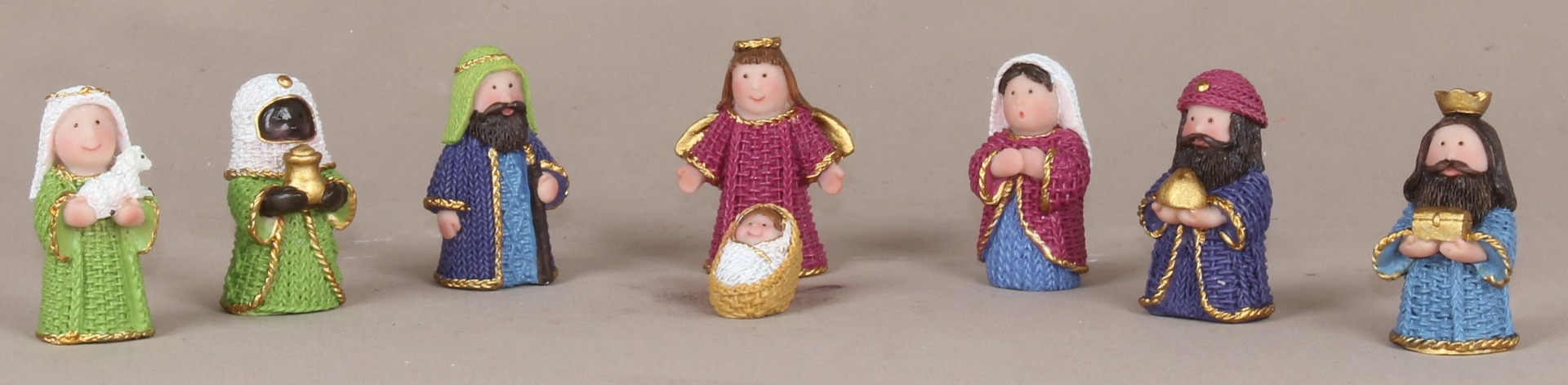 2" Child's Nativity Figures
