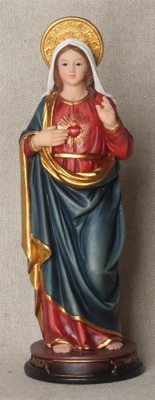 Immaculate Heart of Mary Statue - 8"