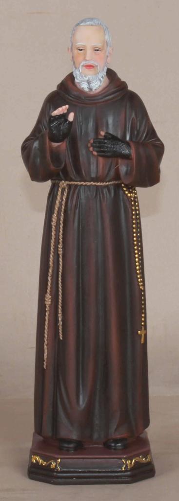 Padre Pio (St. Pio of Pietrelcina) Statue - 12"