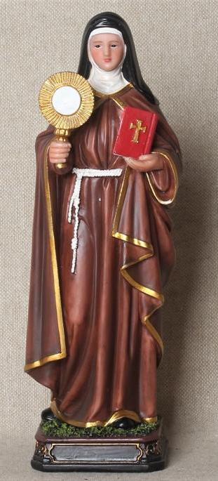 St. Claire of Assisi Statue - 8"