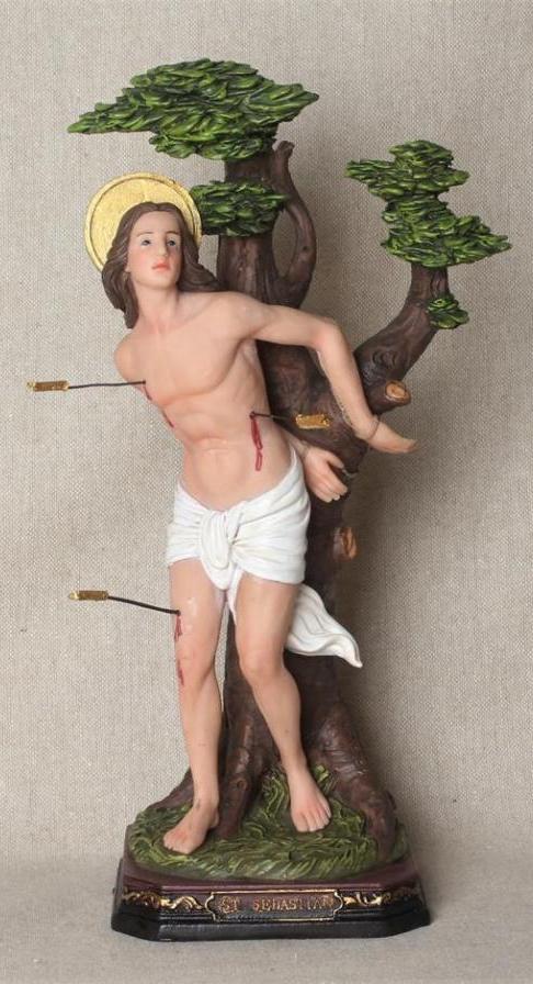St. Sebastian Statue - 12"