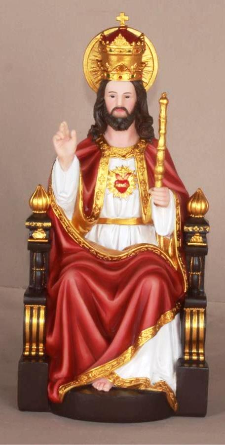 Christ the King (Seated) Statue - 12"