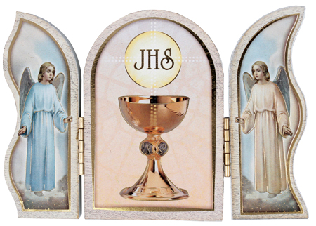 Communion Wood Plaque (Triptych)