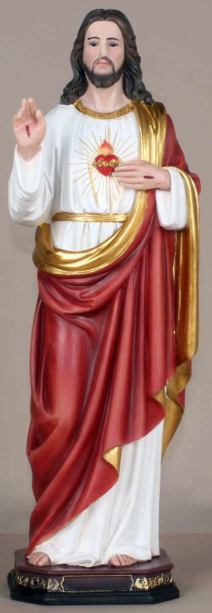 Sacred Heart Statue - 18"