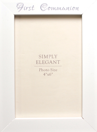 White Finish Communion Frame