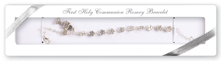 Communion Rosary Bracelet (Metallised)