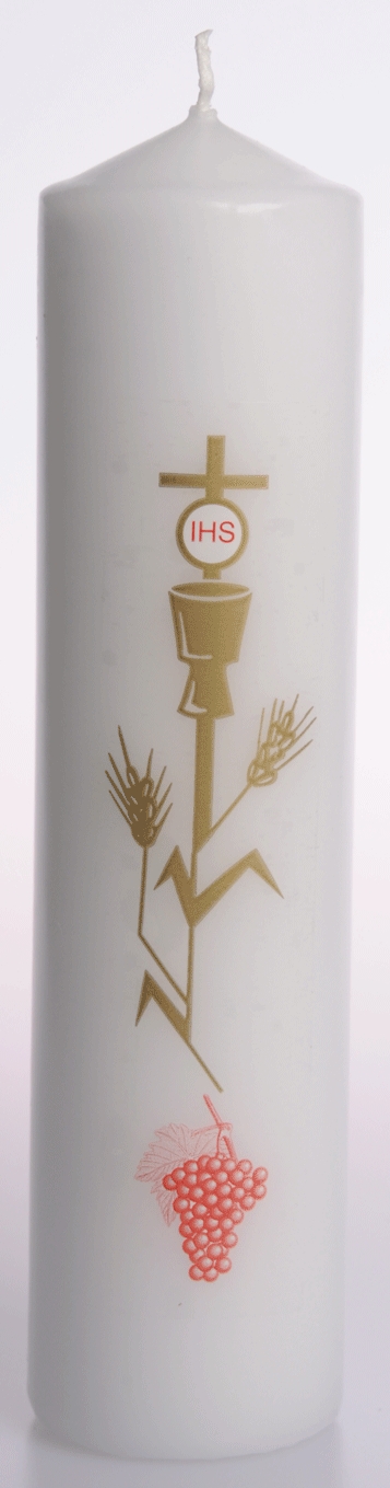 First Communion / Confirmation Candle 8" x 2" 