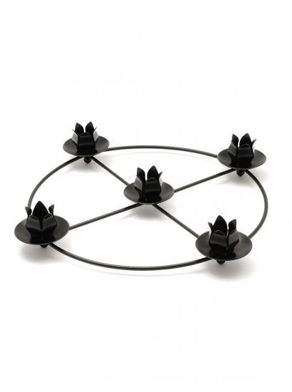 10" Diameter Metal Advent Candle Wreath Frame