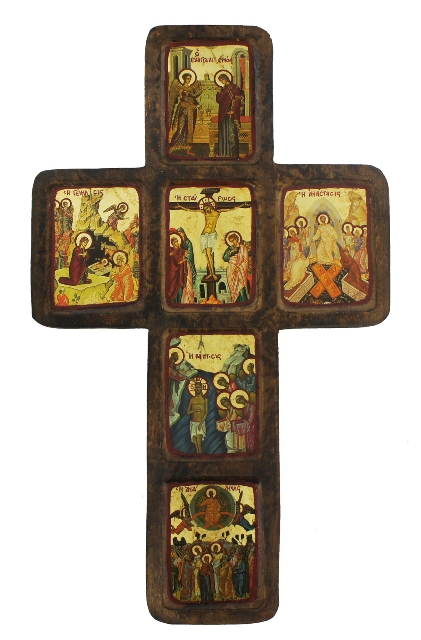 Mysteries of Christ - Cross Shaped Icon
