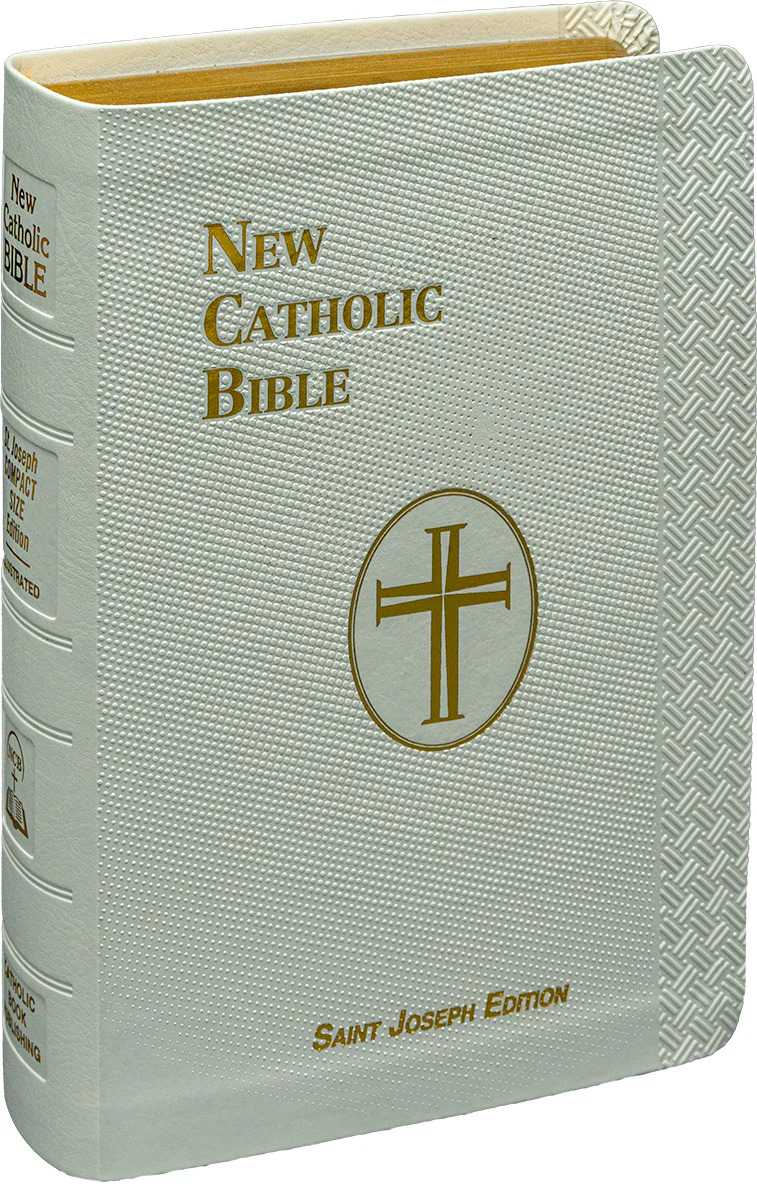 St. Joseph New Catholic Bible  (Compact Size, White)