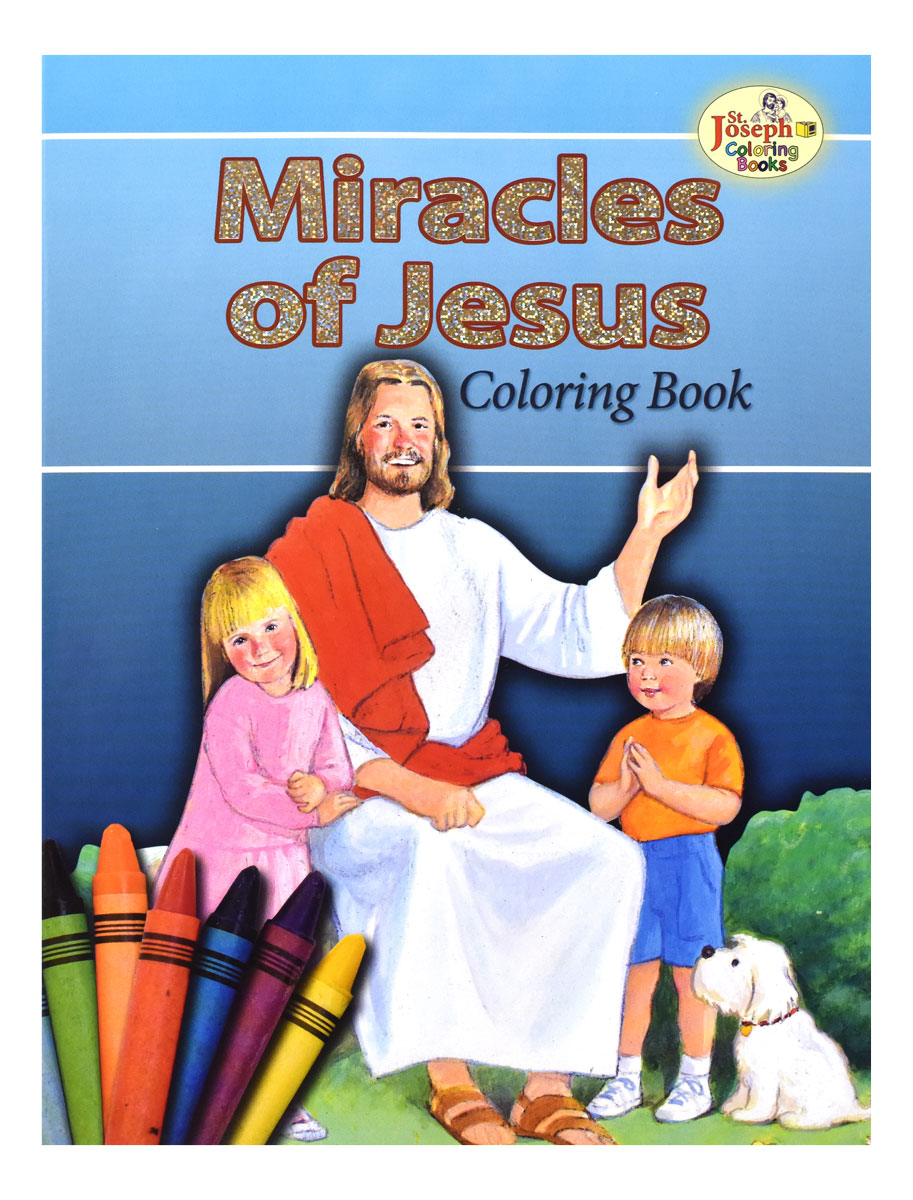 Miracles Of Jesus: Coloring Book