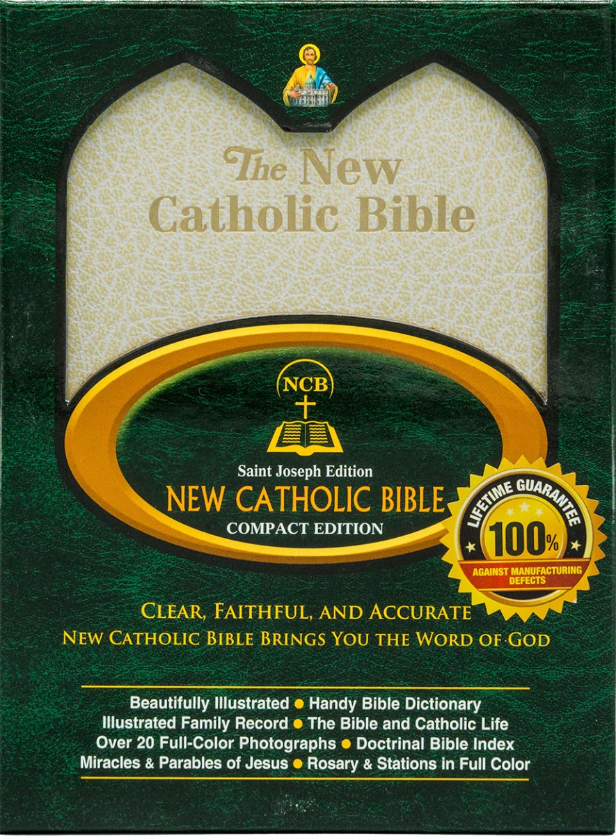 St. Joseph New Catholic Bible  (Compact Size, White)