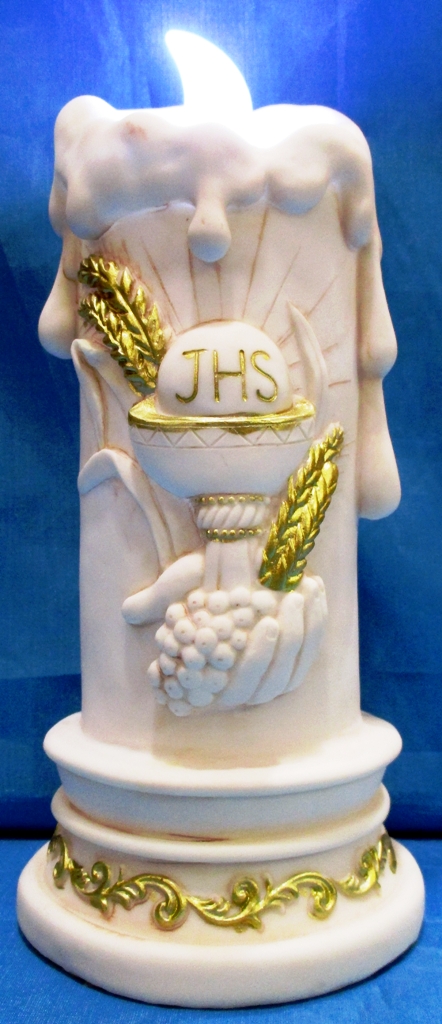 First Communion Candle LED