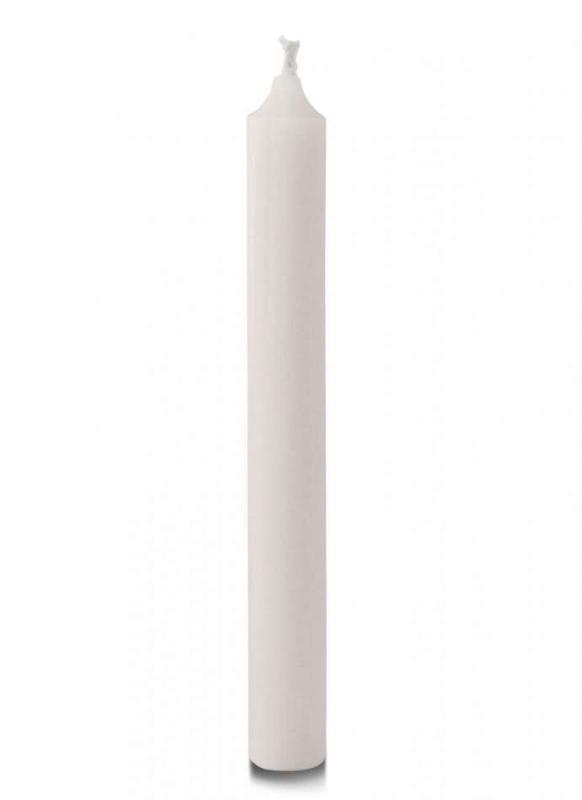 4" x 1/2" White Votive Candle